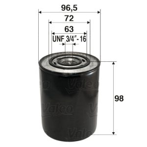 Filtru ulei FIAT CROMA (154_) 2500 D diesel 75 cai VALEO 586007