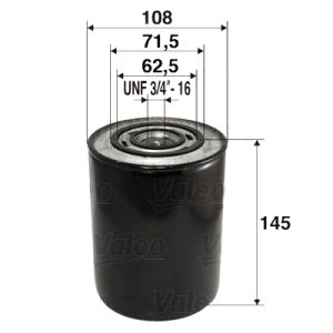 Filtru ulei FIAT ARGENTA (132_) 2500 Turbodiesel diesel 90 cai VALEO 586014