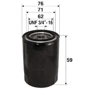 Filtru ulei FIAT PANDA (169_) 1.2 (169.AXB11, 169.AXB1A) benzina 60 cai VALEO 586065
