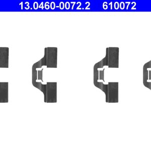 Set accesorii placute frana FIAT CROMA (154_) 2500 D diesel 75 cai ATE 13.0460-0072.2