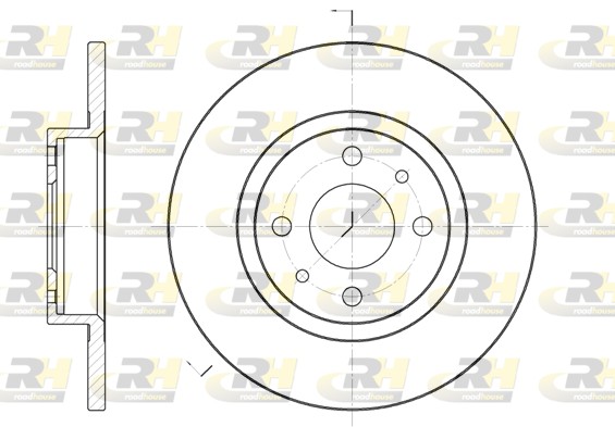 Disc frana FIAT TIPO (160_) 1.1 (160.AA) benzina 56 cai ROADHOUSE 6191.00
