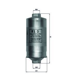 Filtru combustibil FIAT TIPO (160_) 1.8 i.e benzina 97 cai KNECHT KL 5