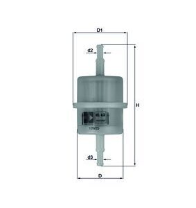 Filtru combustibil FIAT FREEMONT (345_) 2.4 benzina 170 cai MAHLE ORIGINAL KL 63