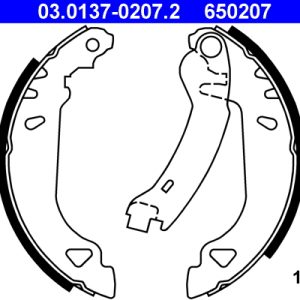 Set saboti frana FIAT TIPO (160_) 1.6 (160.AE) benzina 83 cai ATE 03.0137-0207.2