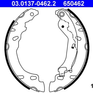 Set saboti frana FIAT PANDA (169_) 1.2 (169.AXB11, 169.AXB1A) benzina 60 cai ATE 03.0137-0462.2