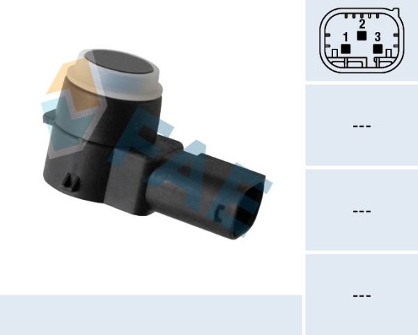 Sensor ajutor parcare FIAT QUBO (225_) 1.3 D Multijet (225CXB1A, 225AXB1A, 225CXB11, 225AXB11,... diesel 75 cai FAE 66048