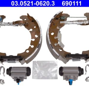 Set saboti frana FIAT PANDA (312_, 319_) 0.9 Natural Power (312PXG1A, 312PYC1A) Benzina/Gaz metan (GNC) 86 cai ATE 03.0521-0620.3