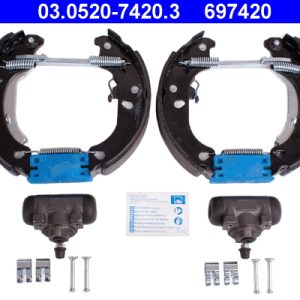 Set saboti frana FIAT PANDA (169_) 1.2 (169.AXB11, 169.AXB1A) benzina 60 cai ATE 03.0520-7420.3