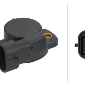 Senzor pozitie clapeta acceleratie FIAT PANDA (141_) 900 benzina 40 cai HELLA 6PX 008 476-461
