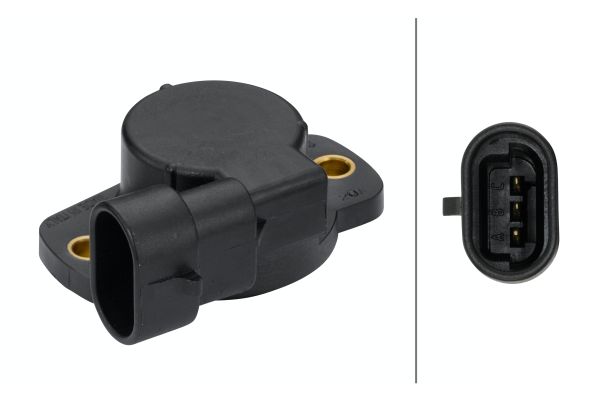 Senzor pozitie clapeta acceleratie FIAT PANDA Caseta/ Hatchback (169_) 1.2 4x4 benzina 60 cai HELLA 6PX 008 476-531