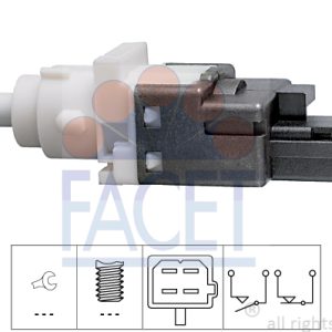 Comutator lumini frana FIAT 500 C (312_) 0.9 (312AG1A) benzina 86 cai FACET 7.1161