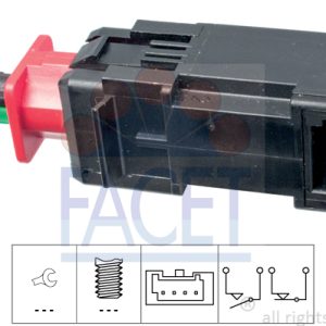 Comutator lumini frana FIAT FIORINO Autoutilitara/limuzina spatioasa (225_) 1.3 D Multijet (225BXD1A, 225BXB1A, 225BXB11) diesel 75 cai FACET 7.1208