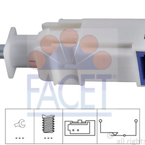 Comutator actionare ambreiaj (Tempomat) FIAT QUBO (225_) 1.3 D Multijet (225AXE1A, 225CXE1A, 225AXH1A, 225AXL1A,... diesel 95 cai FACET 7.1241