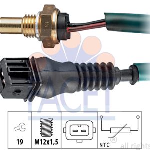 Senzor temperatura lichid de racire FIAT TIPO (160_) 1.9 TD (160.EL, 160.GL, 160.AQ, 160.EI, 160.AR) diesel 90 cai FACET 7.3237