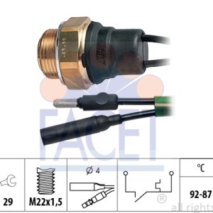 Comutator temperatura ventilator radiator FIAT CROMA (154_) 2500 D diesel 75 cai FACET 7.5009