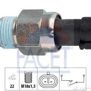 Comutator lampa marsalier FIAT 500 C (312_) 0.9 (312AG1A) benzina 86 cai FACET 7.6142