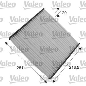 Filtru polen FIAT DOBLO Cargo (263_) 1.3 D Multijet (263WXU1A, 263ZXU1A, 263WYB1A, 263ZYB1A) diesel 95 cai VALEO 715552