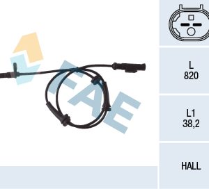 Senzor turatie roata FIAT QUBO (225_) 1.3 D Multijet (225CXB1A, 225AXB1A, 225CXB11, 225AXB11,... diesel 75 cai FAE 78050