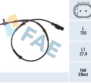Senzor turatie roata FIAT PANDA (169_) 1.2 (169AXF2A, 169AXF1A) benzina 69 cai FAE 78265