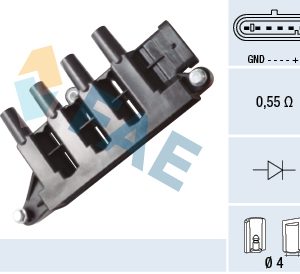 Bobina de inductie FIAT FIORINO Autoutilitara/limuzina spatioasa (225_) 1.4 Natural Power (225BXC1A, 225AXC1A) Benzina/Gaz metan (GNC) 78 cai FAE 80340