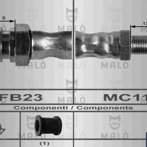 Furtun frana FIAT FIORINO Autoutilitara/limuzina spatioasa (146_) 60 1.1 benzina 54 cai MALO 8405