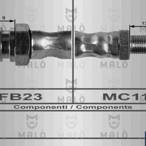 Furtun frana FIAT TIPO (160_) 1.4 (160.AC) benzina 71 cai MALO 8459
