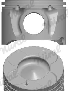 Piston FIAT 500 (312_) 1.3 D Multijet (312AXB1A) diesel 75 cai NURAL 87-137600-00