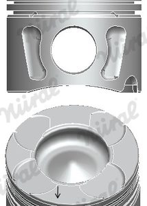 Piston FIAT DOBLO Cargo (263_) 1.3 D Multijet diesel 90 cai NURAL 87-425606-00