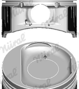 Piston FIAT QUBO (225_) 1.4 (225AXA1A, 225CXA1A) benzina 78 cai NURAL 87-436800-00