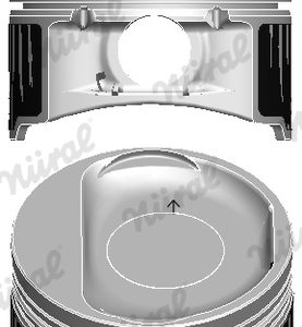 Piston FIAT QUBO (225_) 1.4 (225AXA1A, 225CXA1A) benzina 78 cai NURAL 87-436806-00