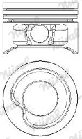 Piston FIAT 500 (312_) 0.9 (312AXH1A) benzina 65 cai NURAL 87-441900-00