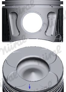 Piston FIAT QUBO (225_) 1.3 D Multijet (225AXE1A, 225CXE1A, 225AXH1A, 225AXL1A,... diesel 95 cai NURAL 87-450500-00