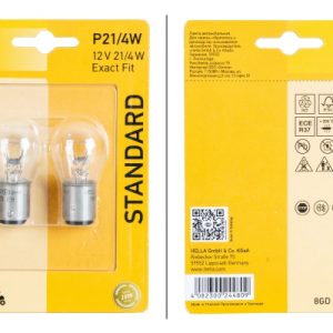 Bec lampa frana / lampa spate FIAT QUBO (225_) 1.3 D Multijet (225CXB1A, 225AXB1A, 225CXB11, 225AXB11,... diesel 75 cai HELLA 8GD 004 772-123