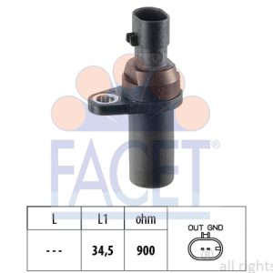 Senzor impulsuri arbore cotit FIAT 500X (334_) 1.4 (334AXC1B) benzina 136 cai FACET 9.0377
