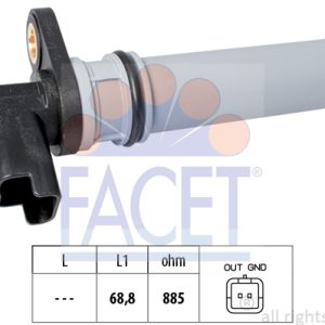 Senzor turatie FIAT QUBO (225_) 1.3 D Multijet (225AXG1A, 225CXG1A, 225AXG11, 225CXG11) diesel 80 cai FACET 9.0537