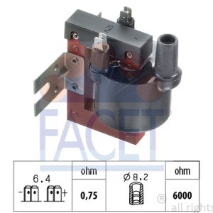 Bobina de inductie FIAT FIORINO Autoutilitara/limuzina spatioasa (146_) 75 i.e. 1.5 benzina 75 cai FACET 9.6002