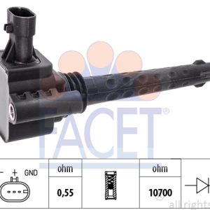 Bobina de inductie FIAT 500 C (312_) 0.9 (312AG1A) benzina 86 cai FACET 9.6510