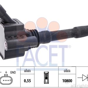 Bobina de inductie FIAT 500X (334_) 1.4 LPG (334AXL1B) Benzina/Autogaz (GPL) 120 cai FACET 9.6533