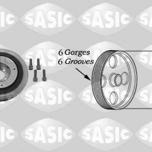 Fulie curea arbore cotit FIAT DOBLO Cargo (263_) 1.6 D Multijet (263WXD1B, 263WXR1B, 263WXX1B, 263ZXD1B,... diesel 105 cai SASIC 9001813