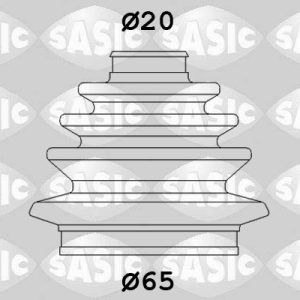 Ansamblu burduf articulatie planetara FIAT PANDA (141_) 1000 4x4 benzina 45 cai SASIC 9004629