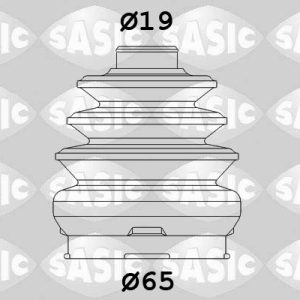 Ansamblu burduf articulatie planetara FIAT PANDA (141_) 1000 4x4 benzina 45 cai SASIC 9004723