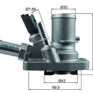 Termostat lichid racire FIAT 500L (351_, 352_) 0.9 Natural Power (199LYC1B) Benzina/Gaz metan (GNC) 86 cai MAHLE ORIGINAL TI 258 80