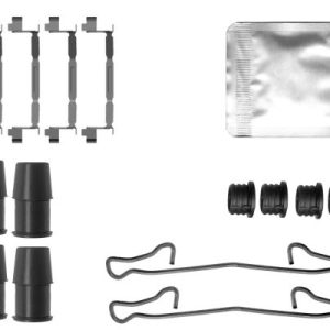 Set accesorii placute frana FIAT 500 (312_) 1.0 Mild Hybrid (312AYD1B) benzina/elector 71 cai TEXTAR 82561000