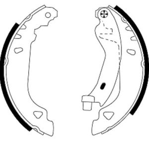 Set saboti frana FIAT TIPO (160_) 1.4 i.e. (160.AP, 160.AD, 160.EA) benzina 70 cai TEXTAR 91049100