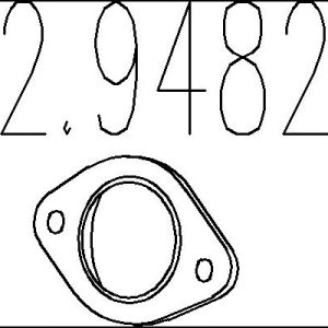 Garnitura racord evacuare FIAT PANDA (169_) 1.4 (169AXE1B) benzina 100 cai MTS 02.9482