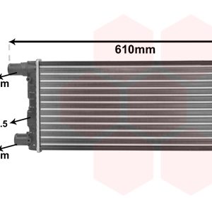 Radiator racire motor FIAT PANDA (141_) 900 benzina 40 cai VAN WEZEL 17002115