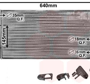 Radiator racire motor FIAT PANDA Caseta/ Hatchback (169_) 1.1 (169CXA1A) benzina 54 cai VAN WEZEL 17002292
