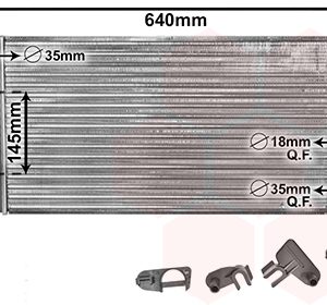 Radiator racire motor FIAT PANDA Caseta/ Hatchback (169_) 1.3 D Multijet 4x4 diesel 70 cai VAN WEZEL 17002295