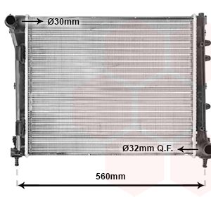 Radiator racire motor FIAT 500 C (312_) 1.3 D Multijet (312CXB1A) diesel 75 cai VAN WEZEL 17002346