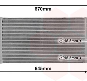 Condensator climatizare FIAT PANDA Caseta/ Hatchback (169_) 1.1 (169CXA1A) benzina 54 cai VAN WEZEL 17005406